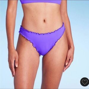 Target Ruffle Cheeky Bikini Bottom
